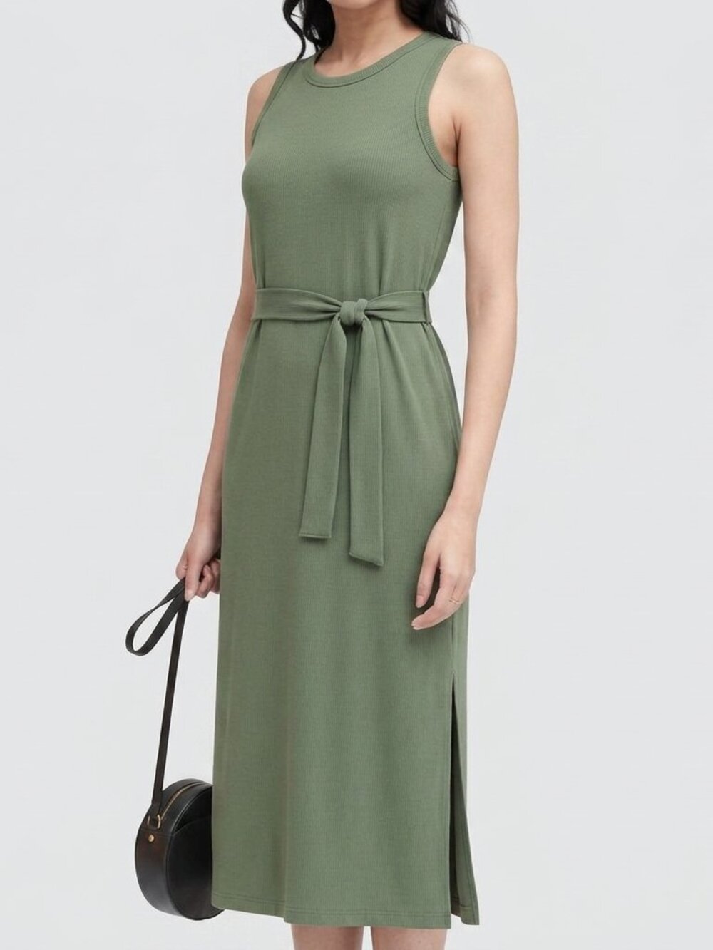 NEW, Banana Republic Army Green Knit tank Dress